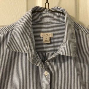 J.Crew size S striped button up top